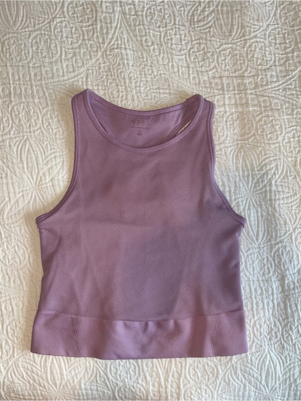 YPB Sleeveless Ribbed Tank Top in Pink